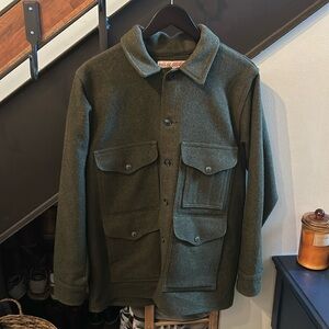 Filson Mackinaw Cruiser Wool Green Small 38